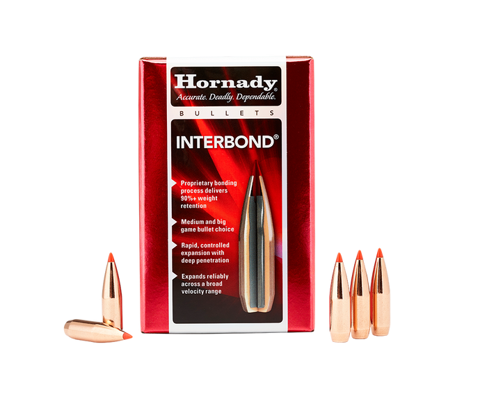 Hornady .338 Diameter 225 Grain Polymer Tip InterBond 100 Count Bullets