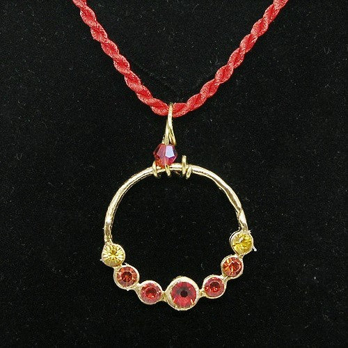 Hot Reds Necklace