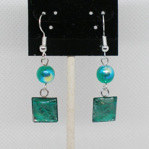 Iridescent Polish Drop Earrings