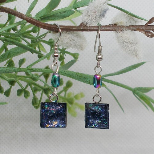 Iridescent Polish Drop Earrings
