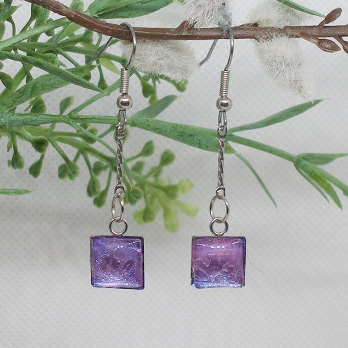Iridescent Polish Drop Earrings