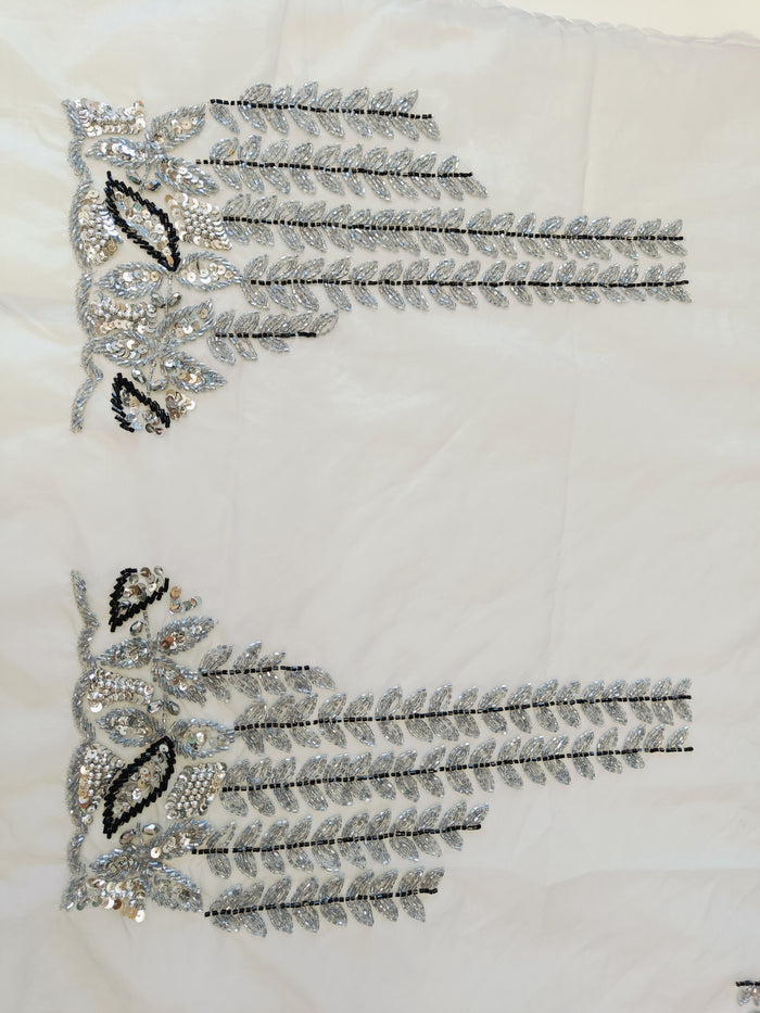 Isabella grey saree