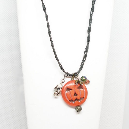 Jack O’Lantern Pendant Necklace