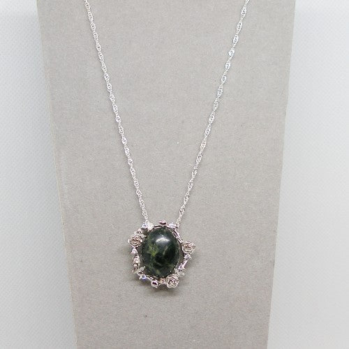 Jasper Pendant Necklace
