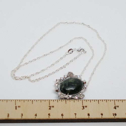 Jasper Pendant Necklace