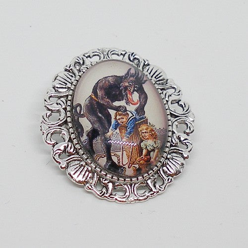 Krampus Convertible Brooch
