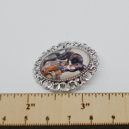 Krampus Convertible Brooch