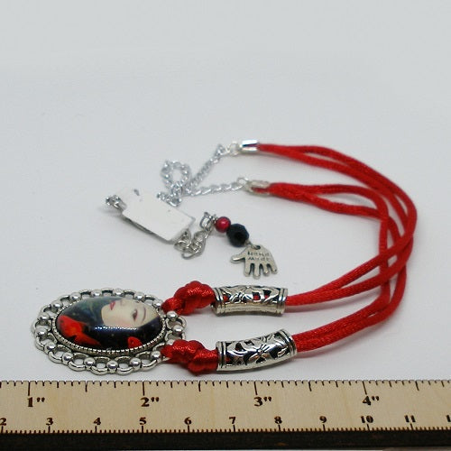 Lady in Red Necklace