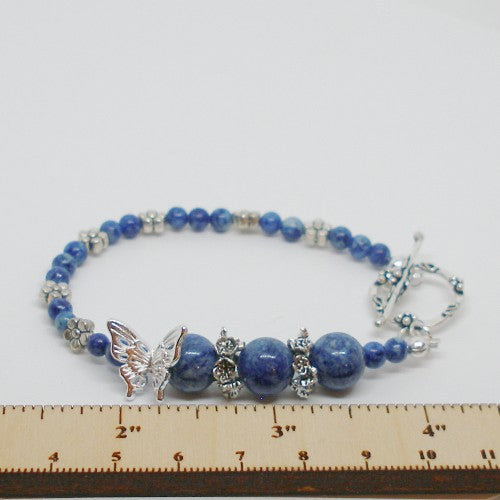 Lapis Lazuli Beaded Bracelet