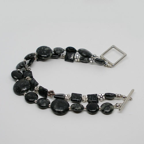 Layered Jasper Bracelet