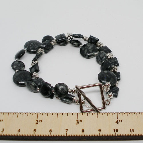 Layered Jasper Bracelet