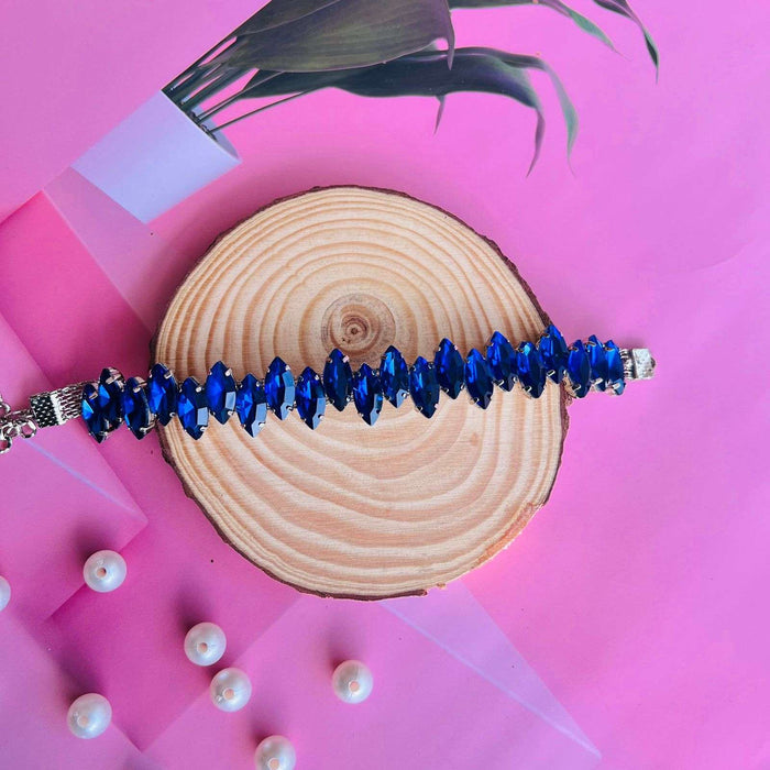 Layla cryastal bracelets velvet box by shweta