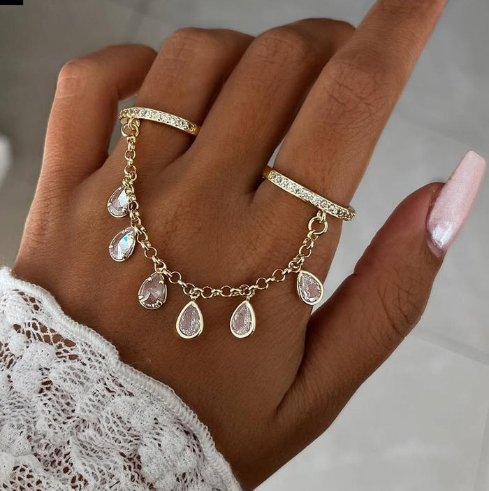 Layla Double Finger Ring