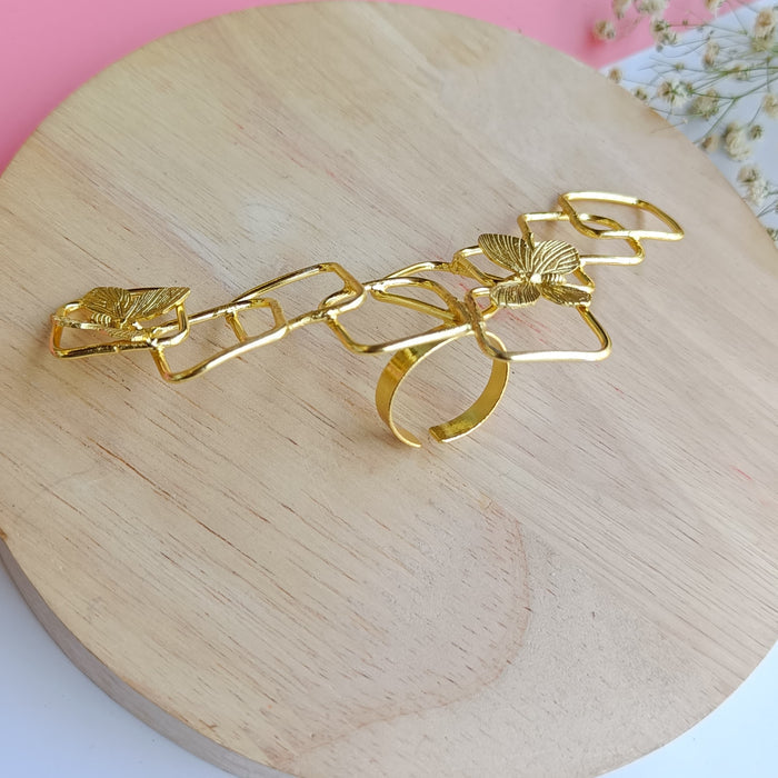 Layla Kate Gold Ring adjustable