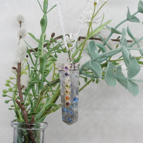 Lazulite Chakra Necklace