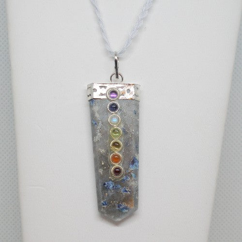 Lazulite Chakra Necklace