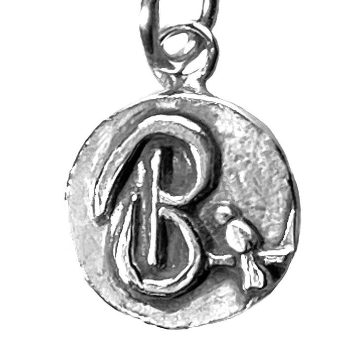 Letters with Life Charm — B