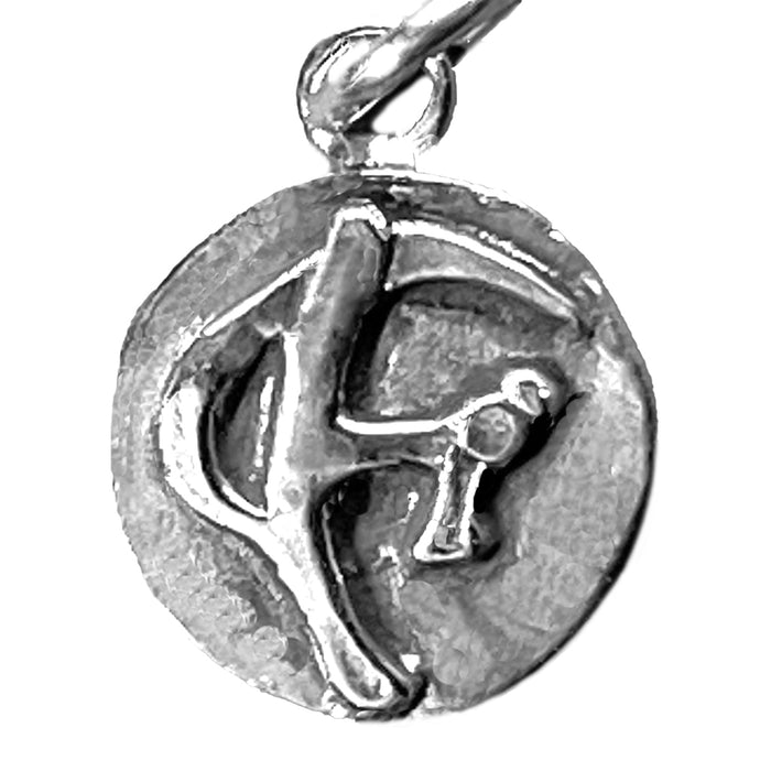 Letters with Life Charm — F