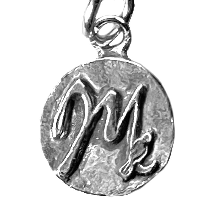 Letters with Life Charm — M