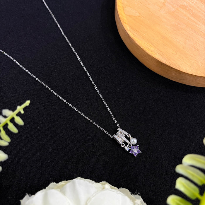 Lilac Drizzle Neck Chain