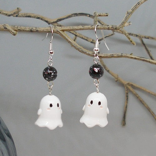 Little Ghost Drop Earrings