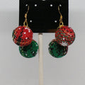 Long Ugly Christmas Sweater Earrings