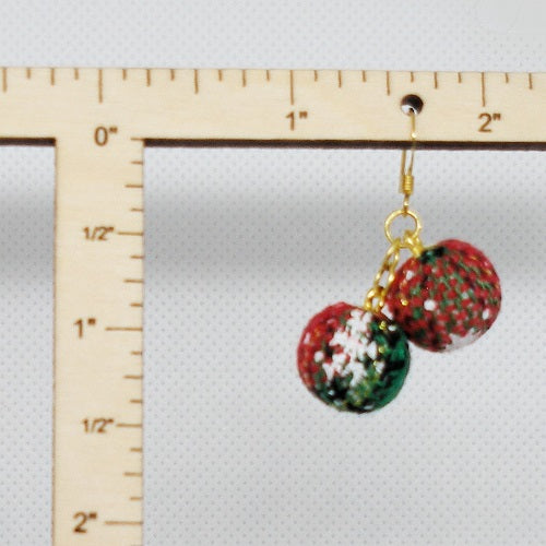 Long Ugly Christmas Sweater Earrings
