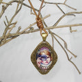 Masquerade Girl Pendant Necklace