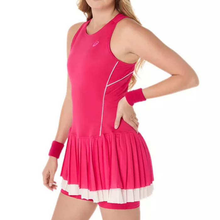Asics Match Womens Tennis Dress – Bright Rose