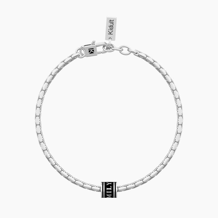 Bracciale da uomo con scritta famiglia