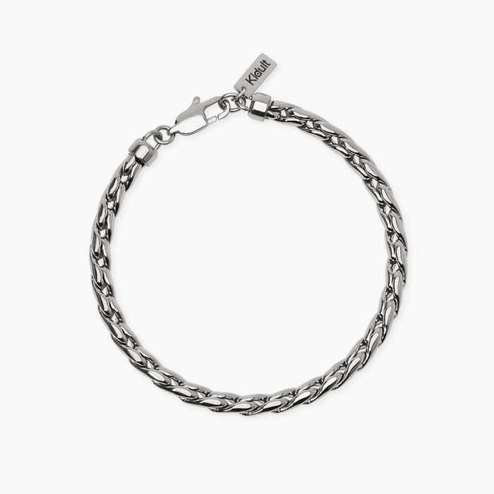 Bracciale uomo in acciaio con catena cardano