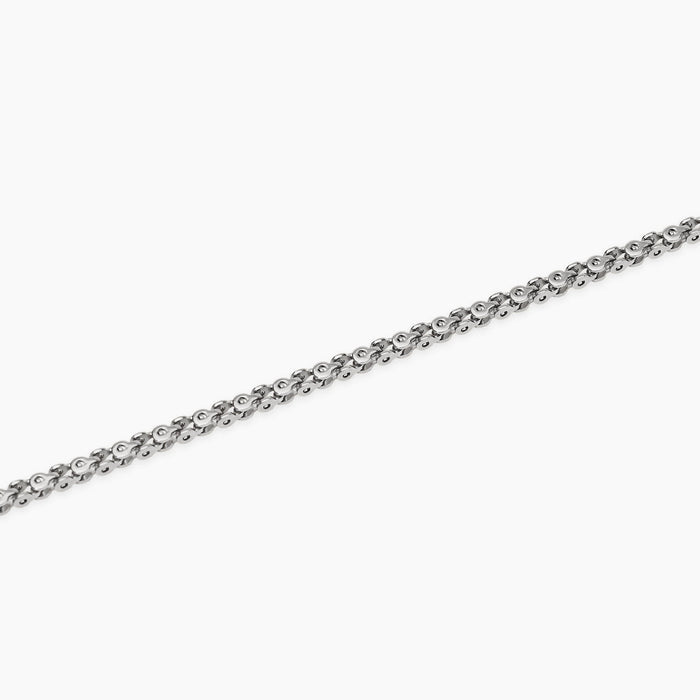 Bracciale uomo in acciaio con catena fancy