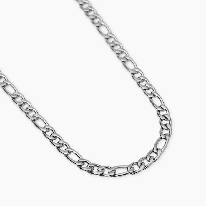 Collana uomo in acciaio con catena figaro