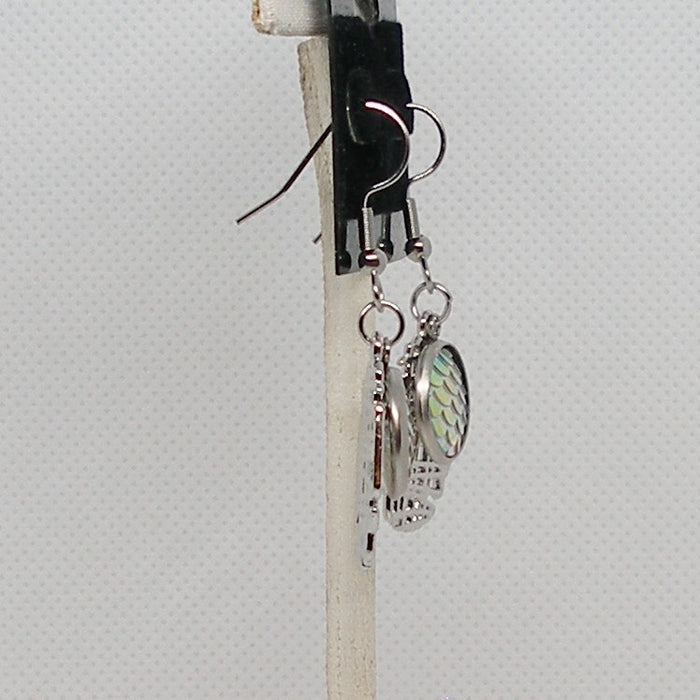 Mermaid Scale Dangle Earrings