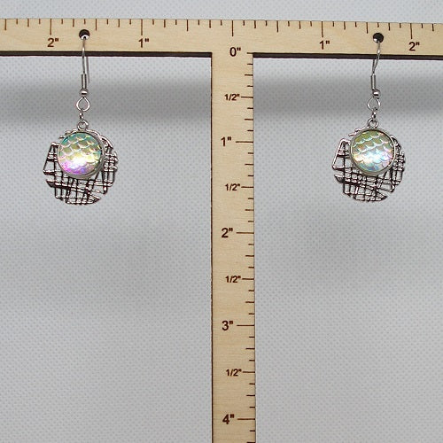 Mermaid Scale Dangle Earrings
