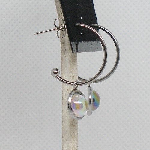 Mirrored Drop Earrings