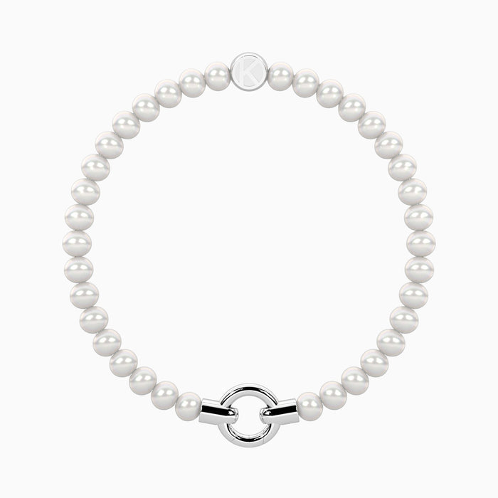 Bracciale componibile donna con perle