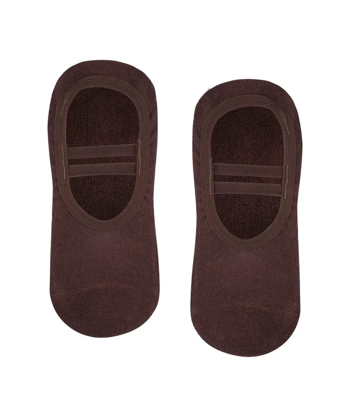 [MoveActive] Ballet Non Slip Grip Socks - Espresso