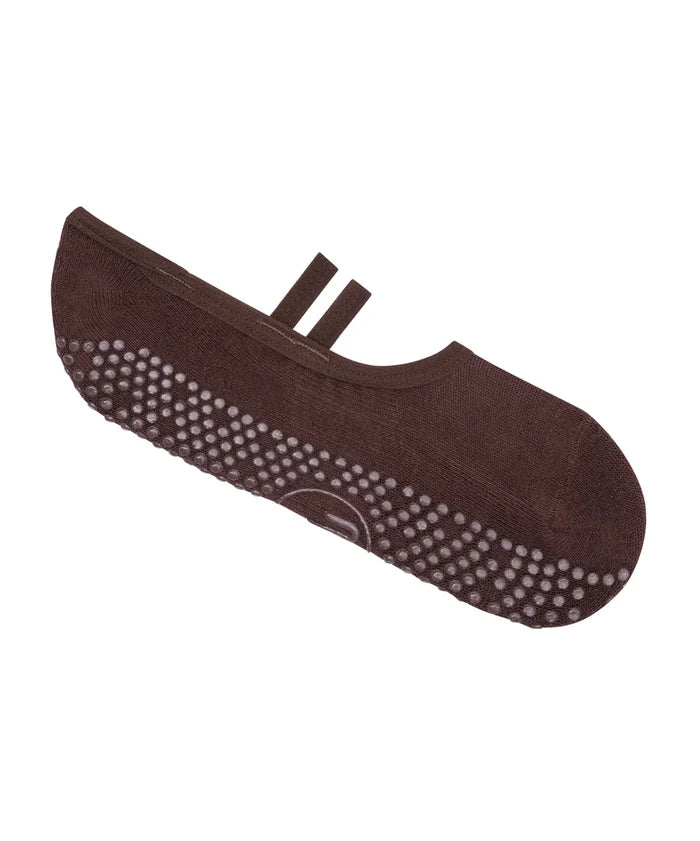 [MoveActive] Ballet Non Slip Grip Socks - Espresso