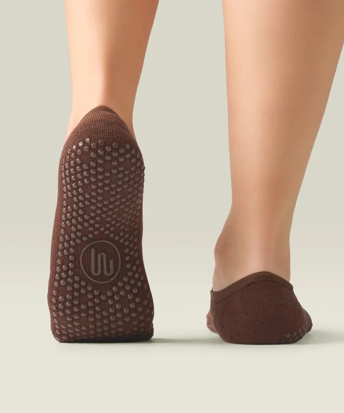 [MoveActive] Ballet Non Slip Grip Socks - Espresso