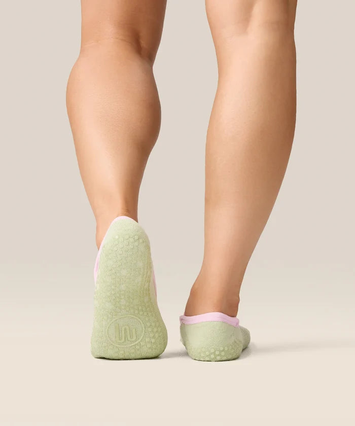 [MoveActive] Ballet Non Slip Grip Socks - Sage Petal
