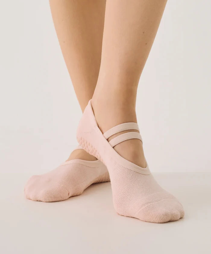 [MoveActive] Ballet Non Slip Grip Socks - Soft Pink