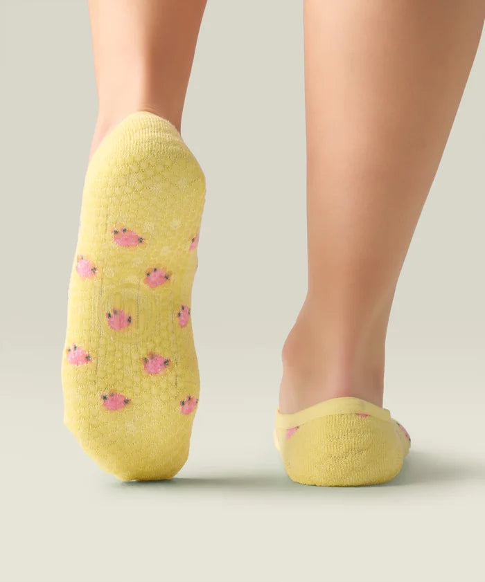 [MoveActive] Ballet Non Slip Grip Socks - Wild Rose Maize