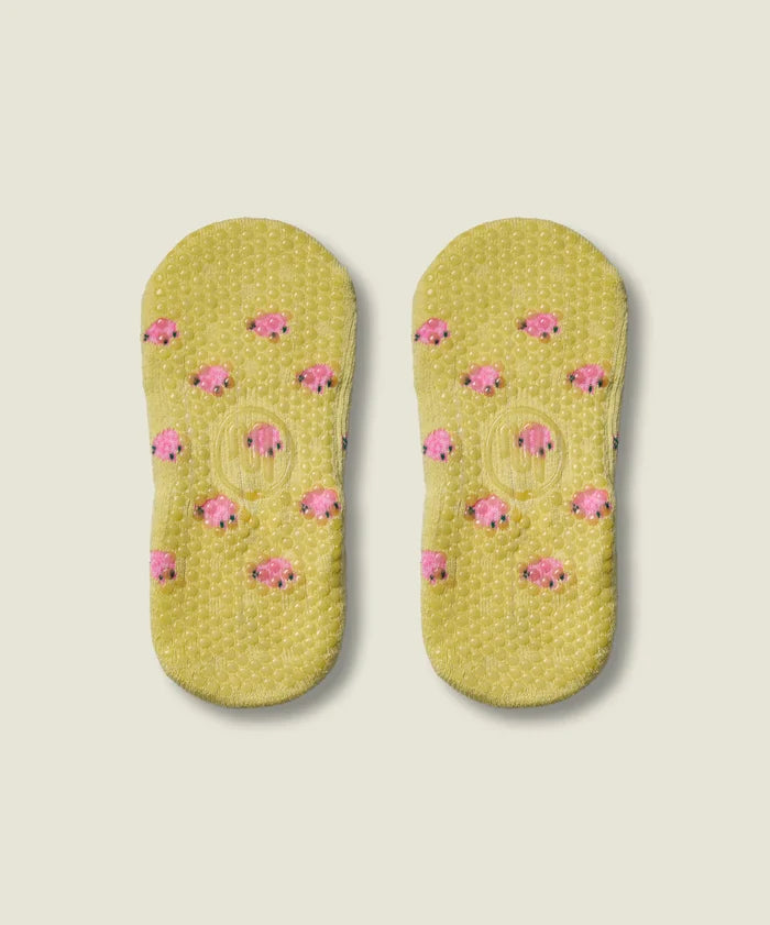[MoveActive] Ballet Non Slip Grip Socks - Wild Rose Maize
