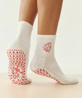 [MoveActive] Crew Non Slip Grip Socks - Cupid Ski