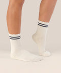 [MoveActive] Crew Non Slip Grip Socks - Edgy Oat