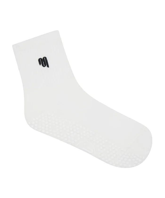[MoveActive] Crew Non Slip Grip Socks - MoveActive Ivory