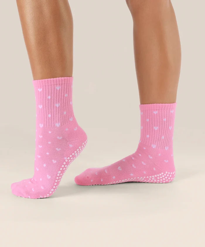 [MoveActive] Crew Non Slip Grip Socks - Speckled Candy