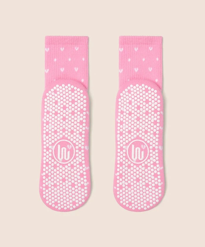 [MoveActive] Crew Non Slip Grip Socks - Speckled Candy