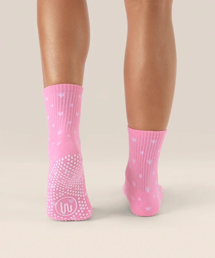 [MoveActive] Crew Non Slip Grip Socks - Speckled Candy